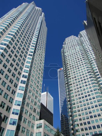 Photo for Amazing skycrapers in Toronto Downtown. Ontario, Canada. High quality photo - Royalty Free Image
