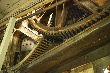 Photo for Old historical Dredge No. 4, The Giant Gears, National Historic Site, Yukon, Canada. High quality photo - Royalty Free Image