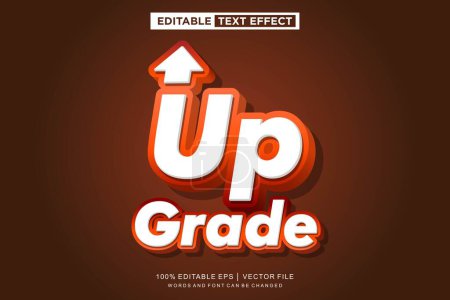 Up Grade text effect, editable text template