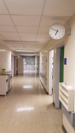 Photo for Hospital bed corridor bed patient room pathological clinic - Royalty Free Image