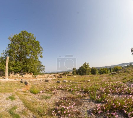 Téléchargez les photos : Ruines anciennes nikopolis preveza grec de temple église chrétienne antique - en image libre de droit