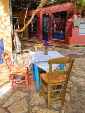 Prevezza Stadt Gassen Seitan Pazar Bereich im Frühling Griechenland Touristenort