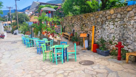agios nikitas village station touristique grecque à lekfada île de Grèce vacances d'été