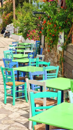 agios nikitas stadt griechischer touristenort in lekfada insel griechenland sommerurlaub