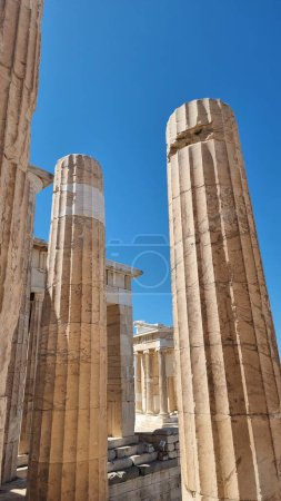 Parthenon Athen Griechenland touristische Attraktion in Europa Details der Akropolis