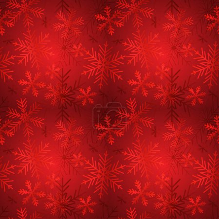 Christmas card. Snowflakes background. Winter seamless pattern. Vector illustration