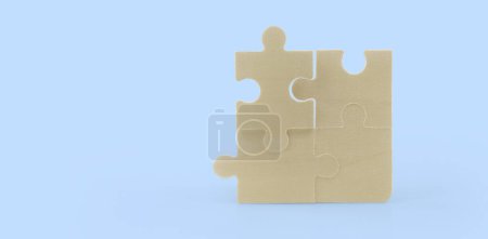 Téléchargez les photos : Connexion puzzle. Solutions d'entreprise succès et concept de stratégie - en image libre de droit