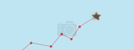 Photo for Graphs of financial indicator and accounting market economy analysis chart - Royalty Free Image