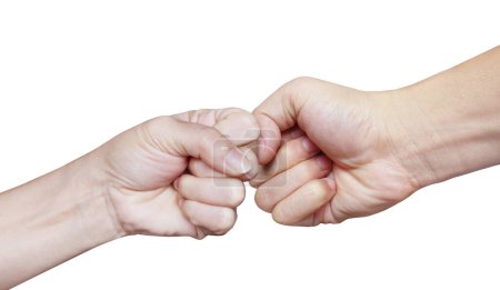Photo for The concept of power fist bump and knuckle hand - Royalty Free Image