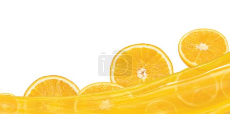 Photo for Fresh orange juice with group of orange - Royalty Free Image