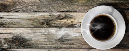 Photo for Cup of coffee aromatic coffee - Royalty Free Image