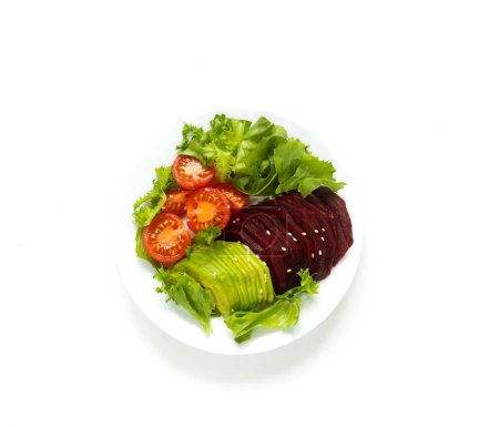 Bowl from healthy and balanced products. Fodmap diet concept. Close-up