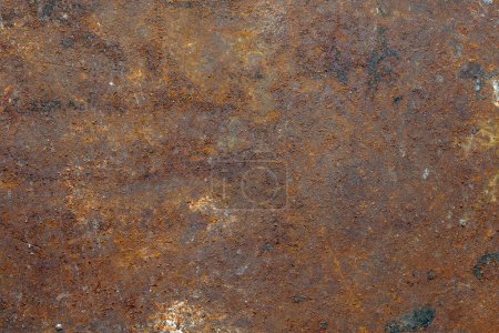 Téléchargez les photos : Grunge fond métallique rouillé ou texture avec des rayures et des fissures, gros plan, vue de dessus - en image libre de droit
