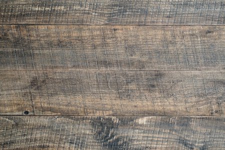 Photo for Wood textured background old rustic board panel. Decorative grunge retro pattern with natural material wooden surface. Top view, close up - Royalty Free Image