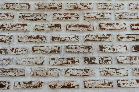Photo for Background of old vintage brick wall texture, close up - Royalty Free Image