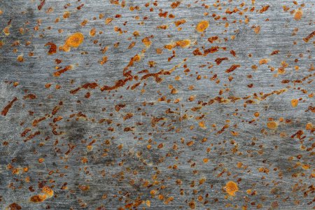 Foto de Grunge fondo de metal oxidado o textura con arañazos y grietas, de cerca, vista superior - Imagen libre de derechos