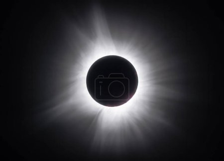 Corona Total Solar Eclipse - 8 avril 2024, Waterville, Québec, Canada