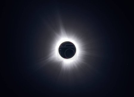 Total Solar Eclipse Corona - 8 avril 2024, Waterville, Québec, Canada