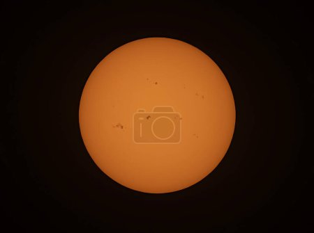 International Space Station transiting the sun, June 1, 2024 over Ottawa, Ontario, Canada. 