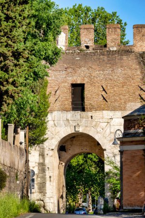 Photo for View of Porta Latina, Rome, Italy - Royalty Free Image