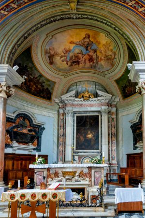 Photo for Altar of the church of Santa Anastasia al Palatino, Rome, Italy - Royalty Free Image