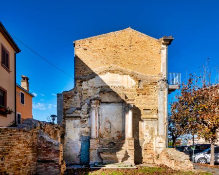 Photo for Ruins of the Lombard Church of the Santissimo Salvatore, Pianella, Italy - Royalty Free Image