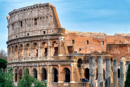 Foto de Exterior del Coliseo, Roma, Italia - Imagen libre de derechos
