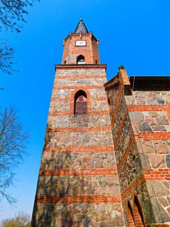 Photo for Fieldstone churchin Mecklenburg-Western Pomerania - Royalty Free Image