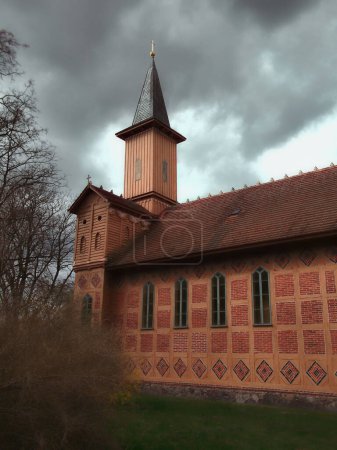 Iglesia evangélica luterana de entramado de madera