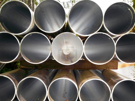 Steel pipe for jetty construction