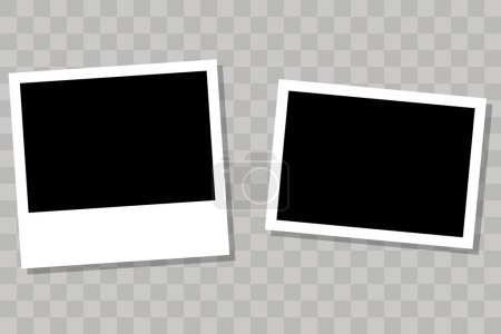 Ilustración de Polaroid photo frame vector flat icon - Imagen libre de derechos