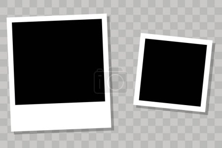 Ilustración de Polaroid photo frame vector flat icon - Imagen libre de derechos