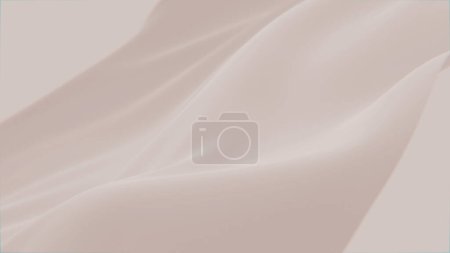 Foto de Resumen ternura beige melocotón seda fondo lujo onda tela satén pastel color tela. Leche dorada salpicadura de onda líquida, textura de líquido ondulado. Material de aleteo. 3D animación movimiento diseño fondo de pantalla - Imagen libre de derechos