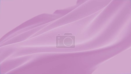 Photo for Abstract tenderness pink silk background luxury wave cloth satin pastel color fabric. Luxurious care liquid wave splash, wavy fluid texture. Fluttering material. 3D animation motion design wallpaper - Royalty Free Image