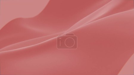 Foto de Ternura abstracta fondo de seda roja tela de onda de lujo tela de color pastel satinado. Aguamarina sedosa salpicadura de onda líquida, textura de fluido ondulado. Material suave revoloteando. 3D animación movimiento diseño fondo de pantalla - Imagen libre de derechos