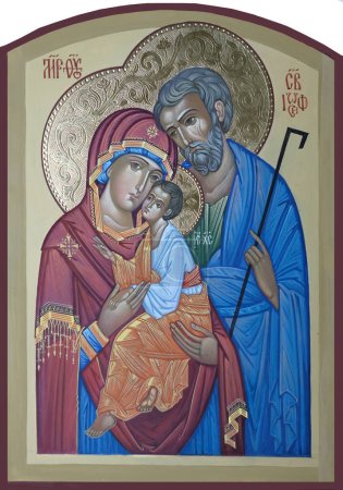 Photo for IconIcon of the Holy Family - Royalty Free Image