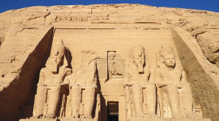 Abu Simbel, Ägypten. Der Große Tempel von Ramses II.