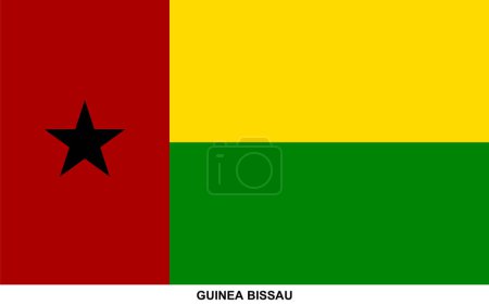 Bandera de GUINEA BISSAU, GUINEA BISSAU bandera nacional