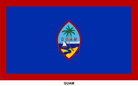 Flag of GUAM, GUAM national flag