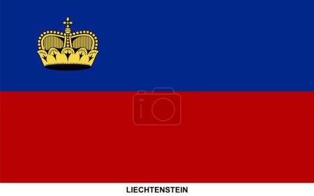Flag of LIECHTENSTEIN, LIECHTENSTEIN national flag