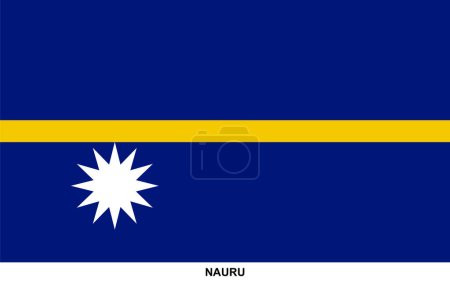 Flagge von NAURU, NAURU Nationalflagge