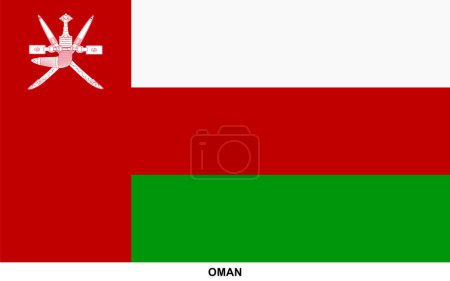 Flag of OMAN, OMAN national flag