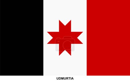 Flag of UDMURTIA, UDMURTIA national flag