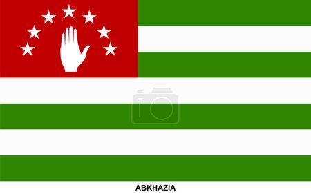 Flag of ABKHAZIA, ABKHAZIA national flag