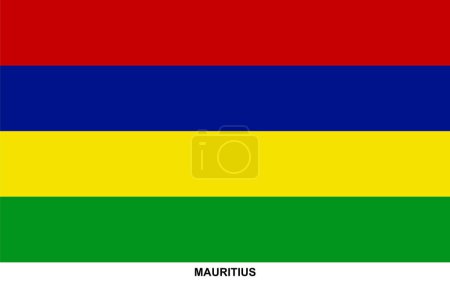  Flagge von MAURITIUS, MAURITIUS Nationalflagge