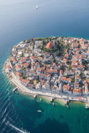 Foto de Vista aérea de la costa de Croacia - Imagen libre de derechos