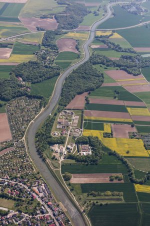 Foto de Vista aérea de los suburbios de Nysa en Polonia - Imagen libre de derechos
