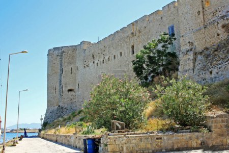 Photo for Kyrenia, Cyprus - 9 September 2022: Kyrenia Castle is a 16th-century castle built by the Venetians over a previous Crusader fortification - Royalty Free Image