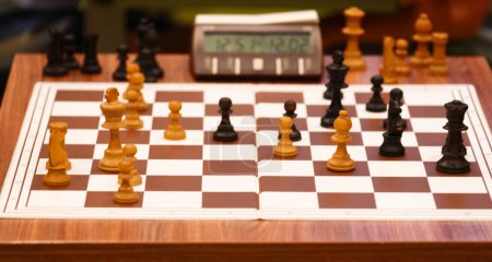 Photo for Grand Prix Chess game competition in Amsterdam - Royalty Free Image