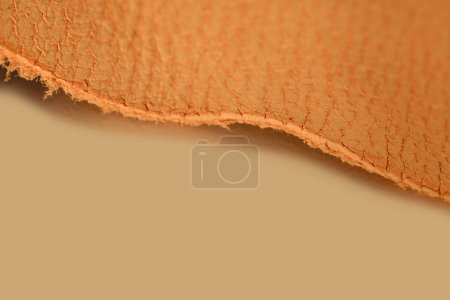 Cuir naturel haut de gamme orange, jaune, taille marron pour l'artisanat maroquinerie, articles faits main, chaussures, sacs, vêtements et semelles intérieures, projets de bricolage